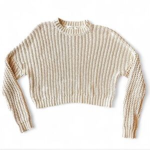 Zimmerman Cotton Cable-Knit Sweater Pull-Over Cream Women’s - Size 2